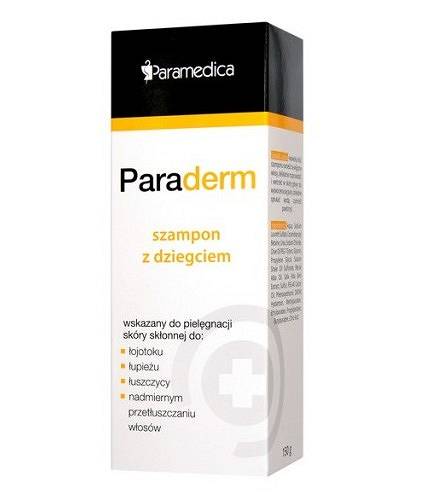 

Paraderm Szampon z Dzięgciem Łuszczyca Łojotok