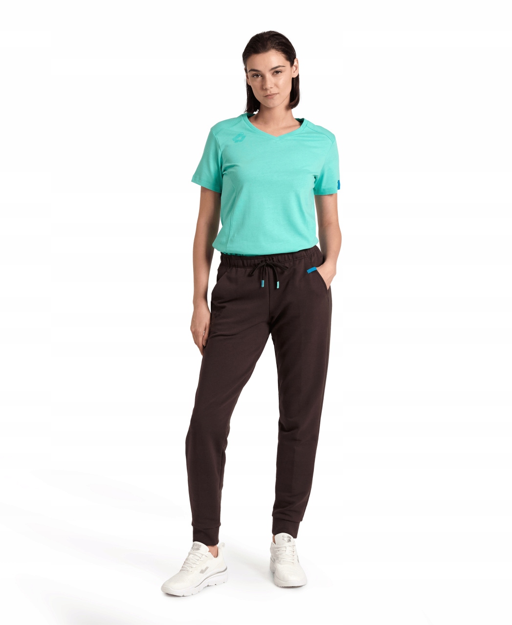 Dámské bavlněné tepláky Arena Women's Pant Solid Sepia vel. S