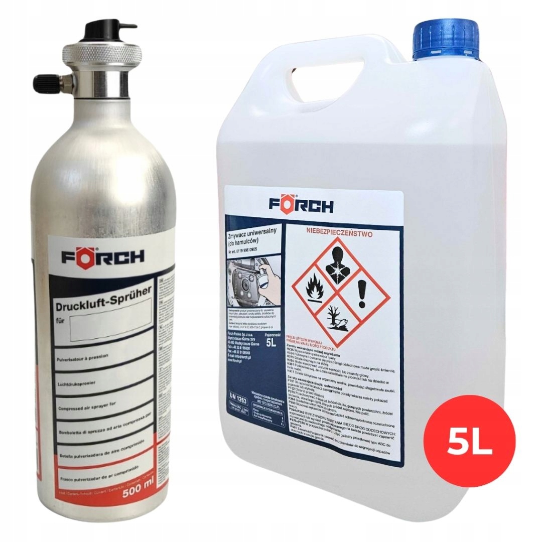 Forch Univerzálny Odstráňovač Brzdy 5L Tlakový rozprašovač