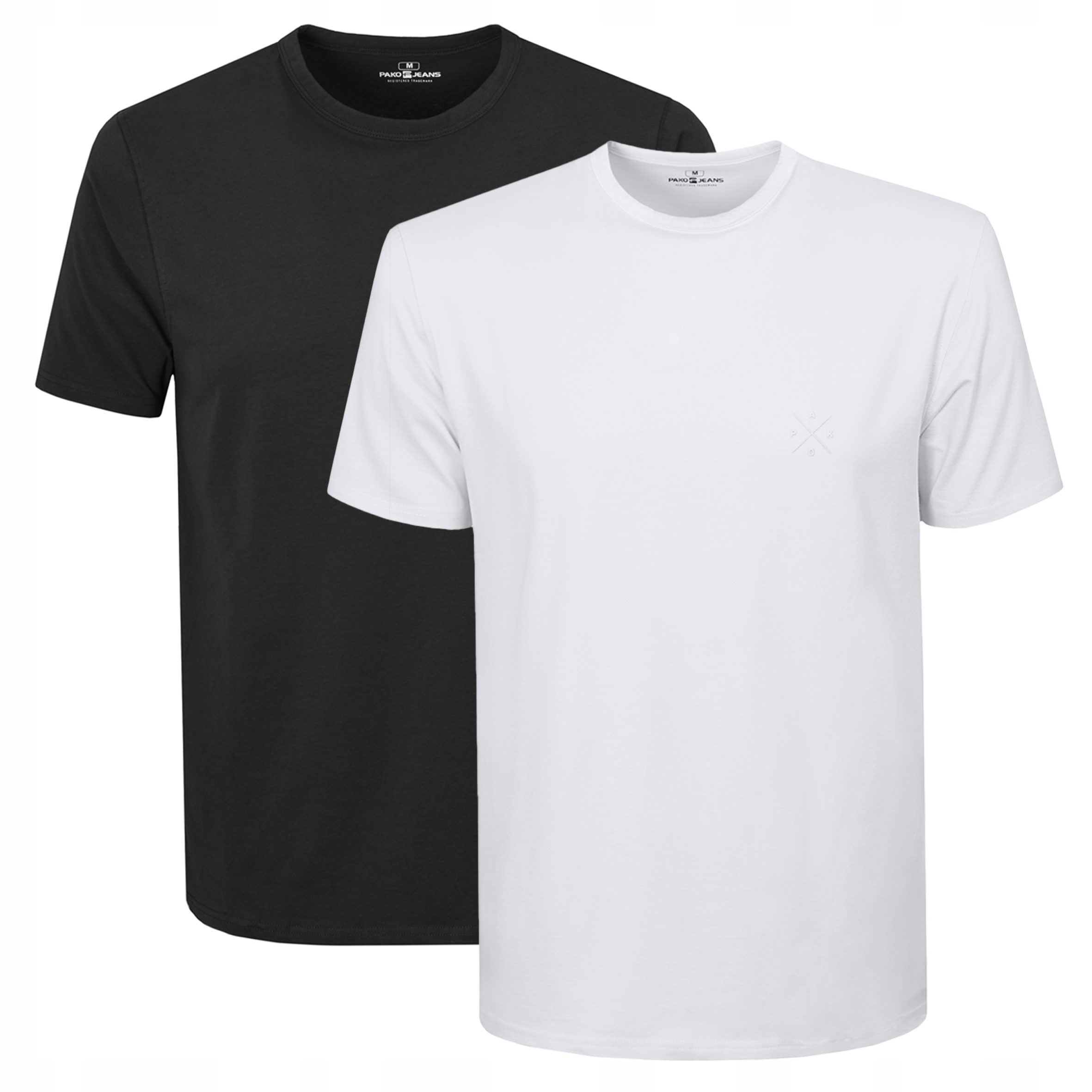 Sada T-shirt tričko Komplet 2-PAK L Pako Jeans