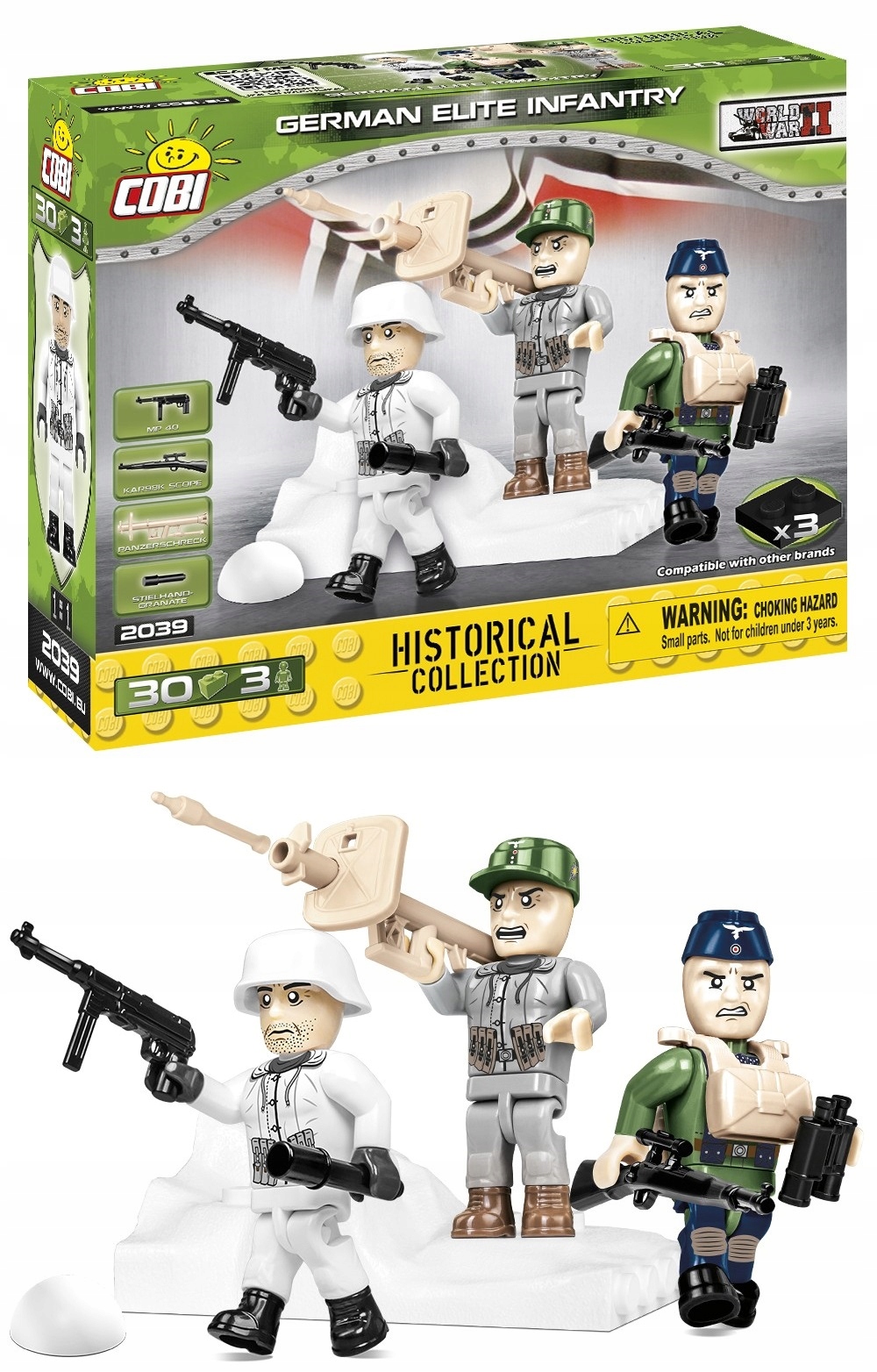 

Cobi 2039 Niemiecka Elitarna Piechota 3 Figurki