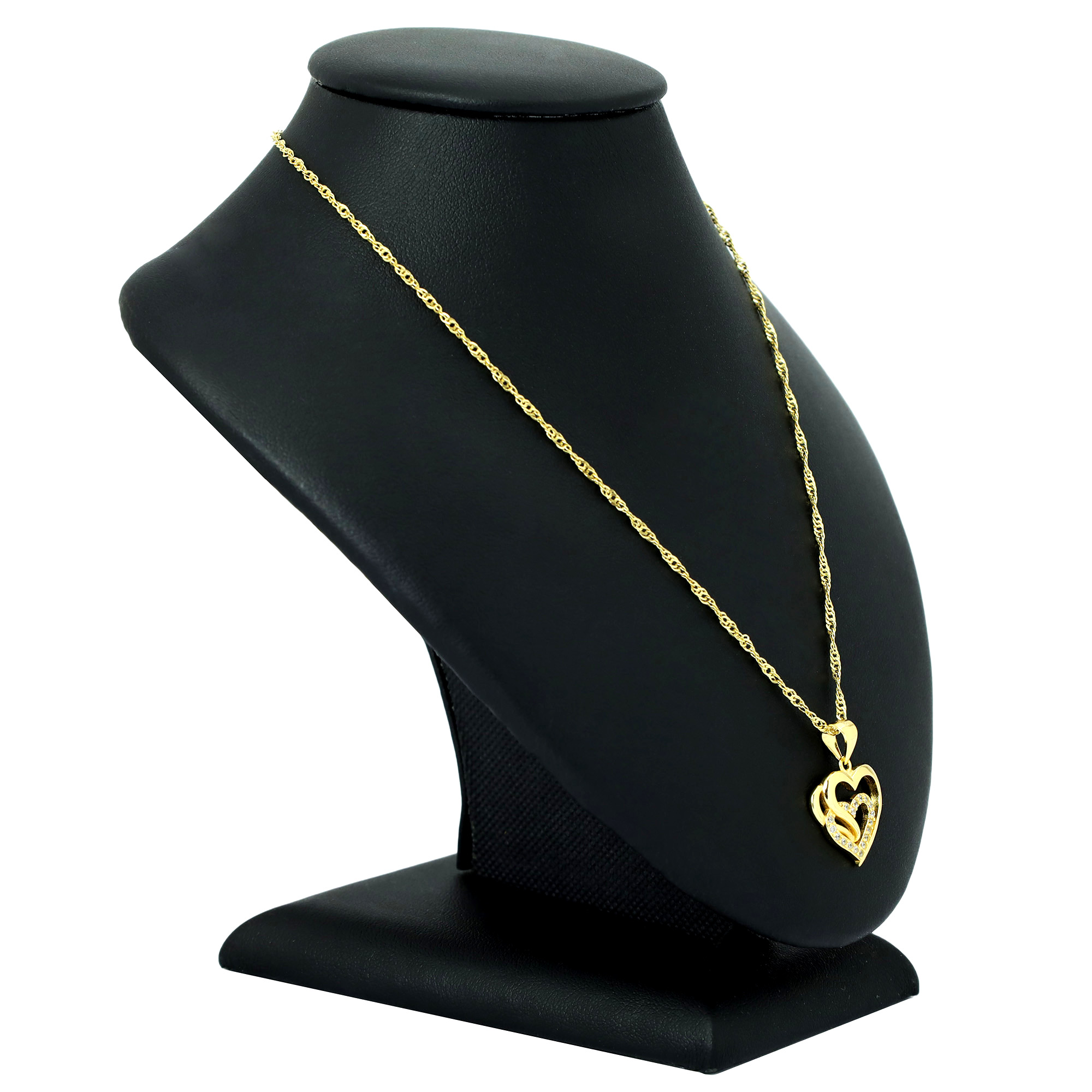 ZŁOTY ŁAŃCUSZEK Z SERDUSZKIEM 925/585 DLA KOBIETY DZIEWCZYNY MAMY ŻONY 14K Kolekcja Na Urodziny Dzień Mamy Matki 18 30 40 50 60