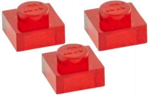 

20396N Lego 3024 6252042 płytka prz.czerwony 3szt