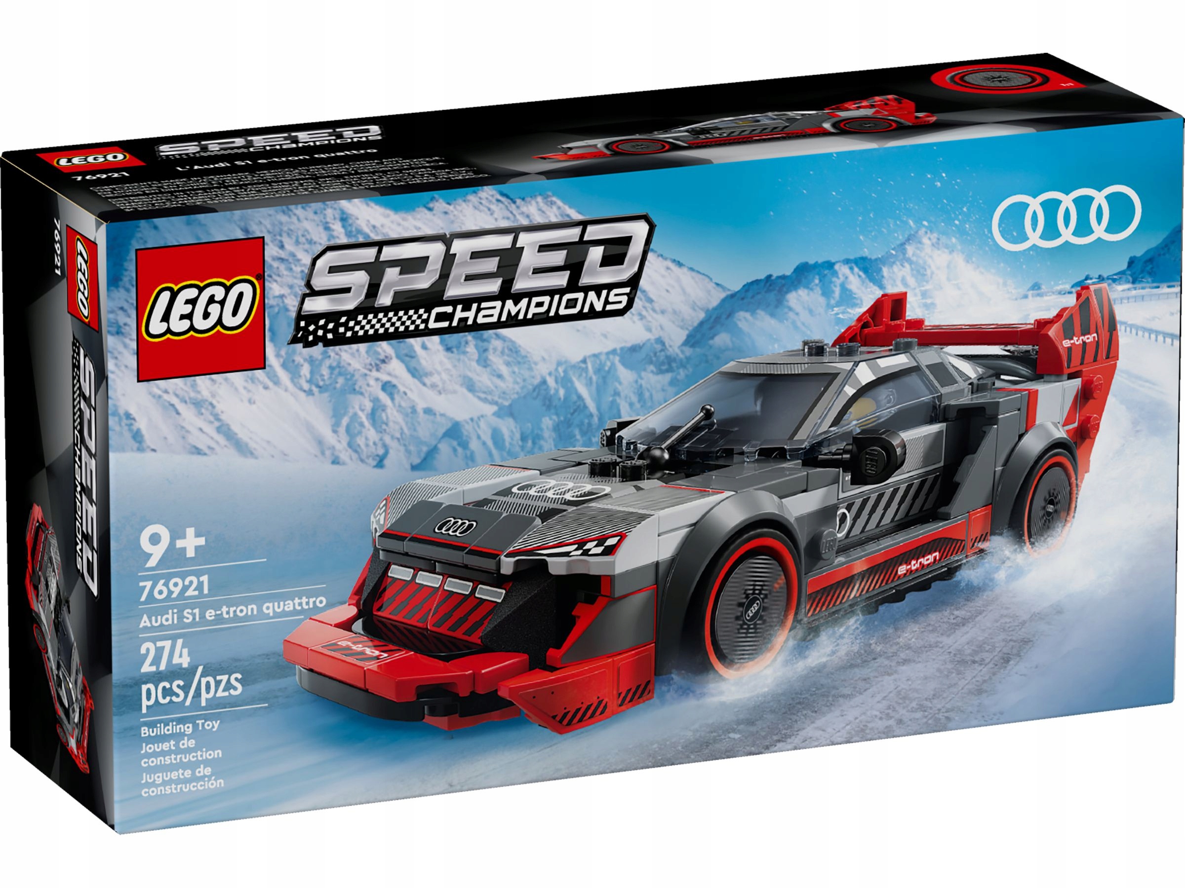 LEGO SPEED CHAMPIONS 76921 WYŚCIGOWE AUDI S1 E-TRON QUATTRO Marka LEGO