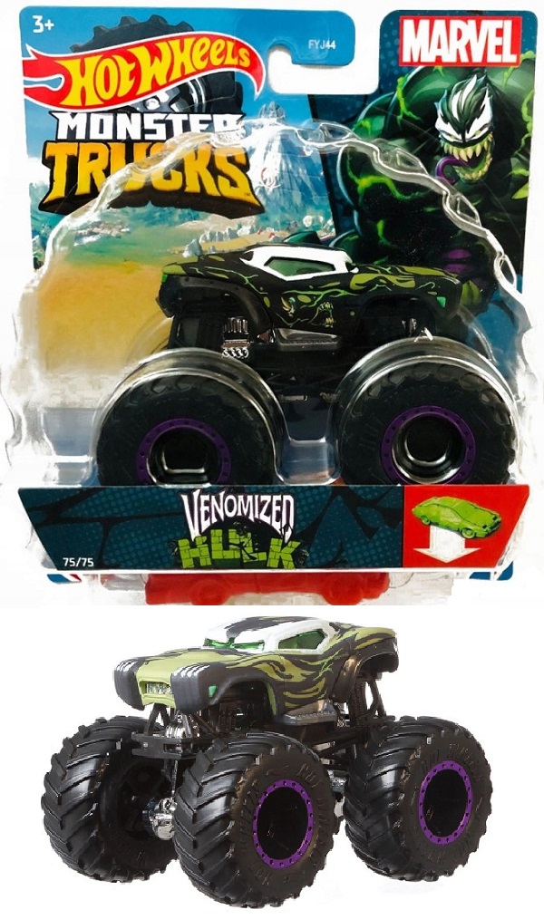 

Venomized Hulk Marvel, Monster Trucks Hot Wheels