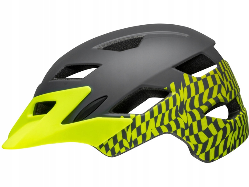Kask rowerowy Bell Sidetrack Czarno-żółty dla Dzieci (rozmiar uniwersalny)