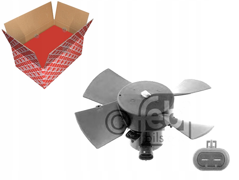 17434 - ВЕНТИЛЯТОР РАДІАТОРА OPEL ASTRA F ASTRA F CLASSIC