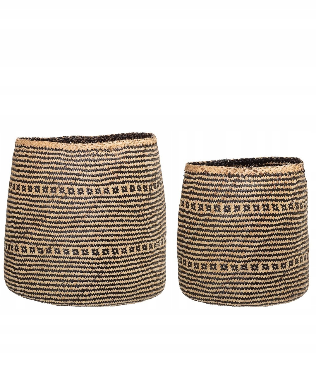 sada ozdobných košov z morskej trávy Bloomingville, 2 ks, prírodný