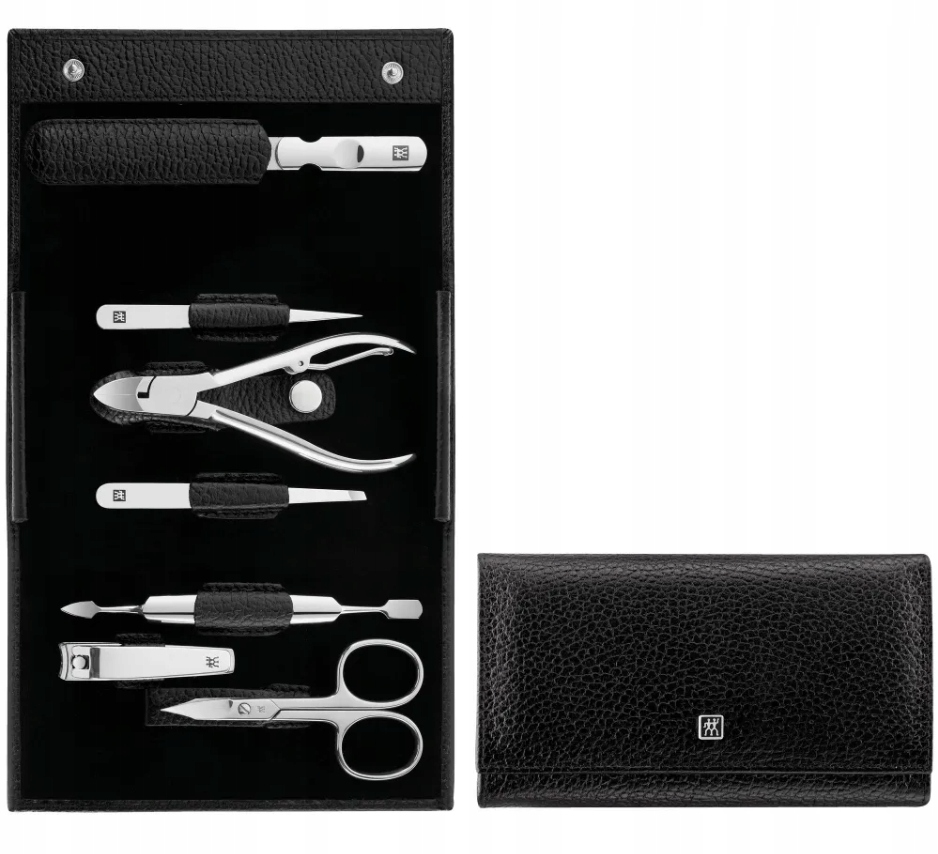 Zwilling cestovní sada na manikúru Classic Inox 7 prvků pouzdro