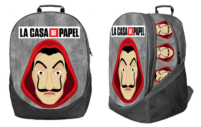 Dům Z Papíru Batoh Velký Penál Pro Fanouška