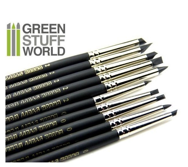 Color Shapers Black silikonové štětce 10 ks