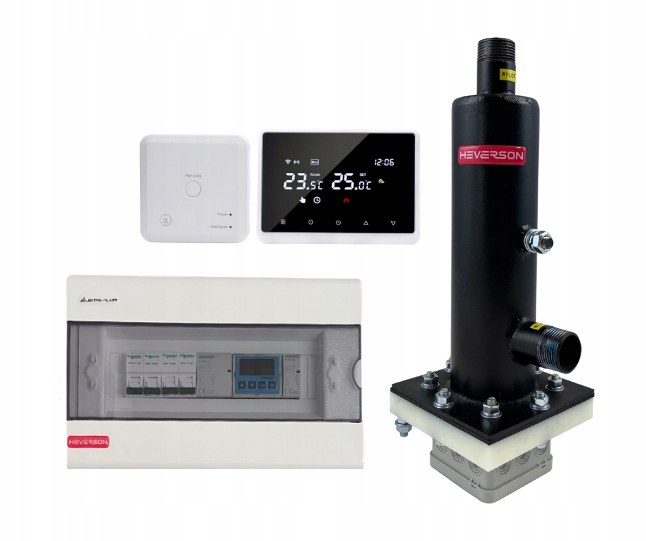 Elektródový kotol Heverson 12 kW Jednofunkčný bezdrôtový termostat