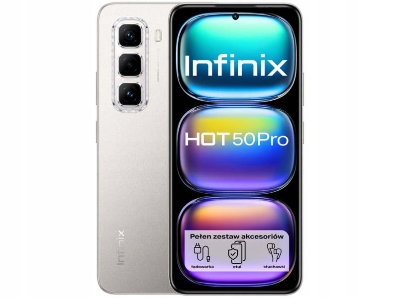 Smartfon Infinix Hot 50 Pro 8/256GB 6.78" 120Hz Szary
