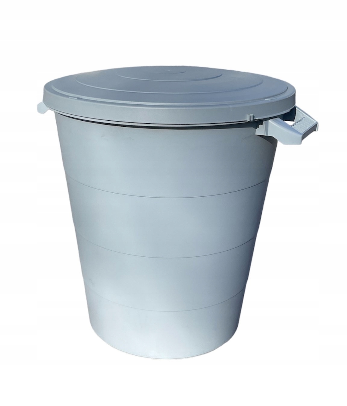 

Kosz do ogrodu Smooth 120l szary z uchwytami