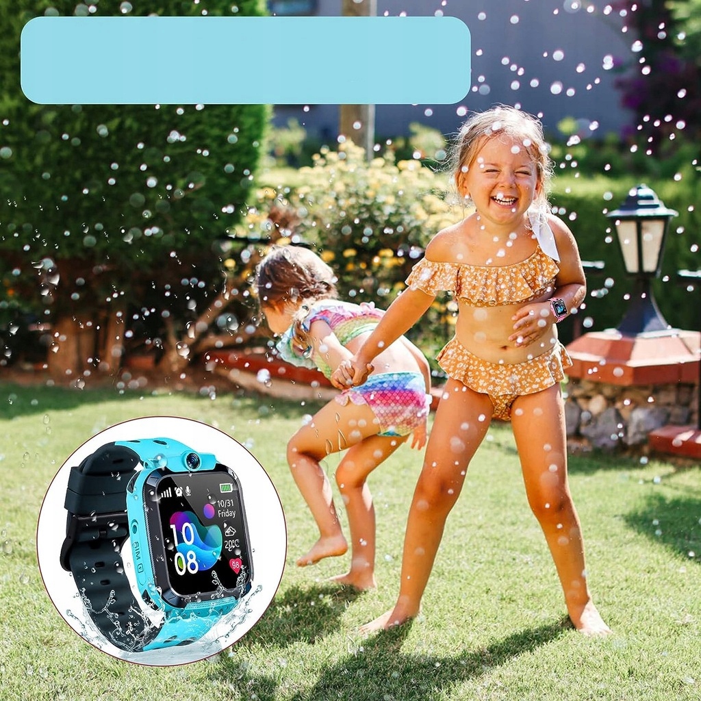 INTELIGENTNY ZEGAREK KAMERA DLA DZIECI SMARTWATCH WODOODPORNY Transmisja danych 2G