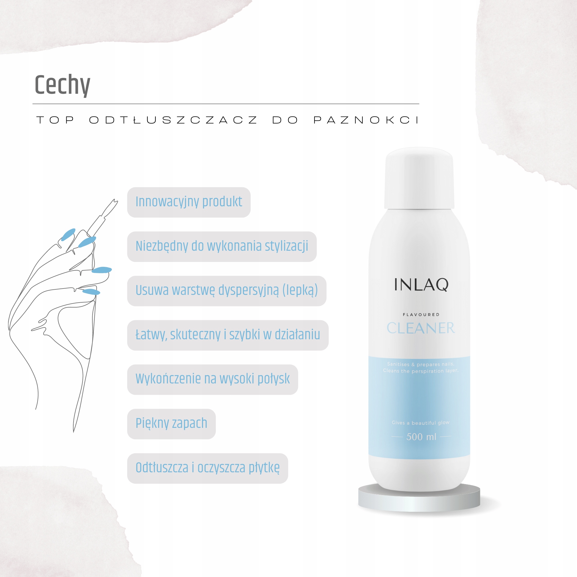 INLAQ Cleaner Odtłuszczacz 500ml Marka INLAQ