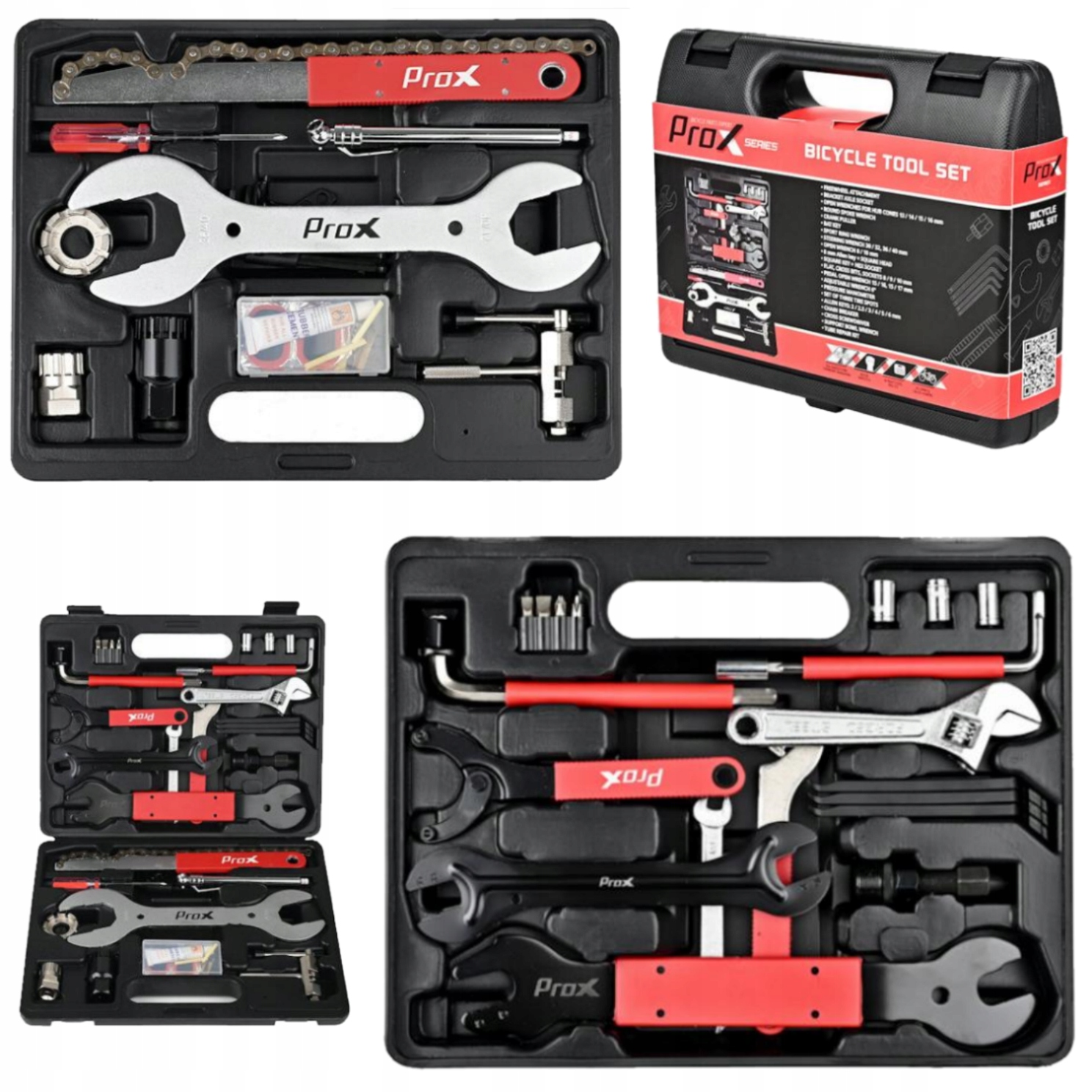 Zestaw Narzędzi Prox Zestaw Kluczy Rowerowych Walizka 26 Elementów