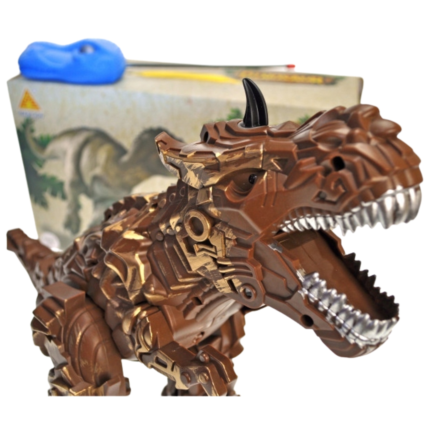 INTERAKTYWNY ZDALNIE STEROWANY DINOZAUR RYCZY SMOK ROBO DINOZAURY FIGURKA Marka inna