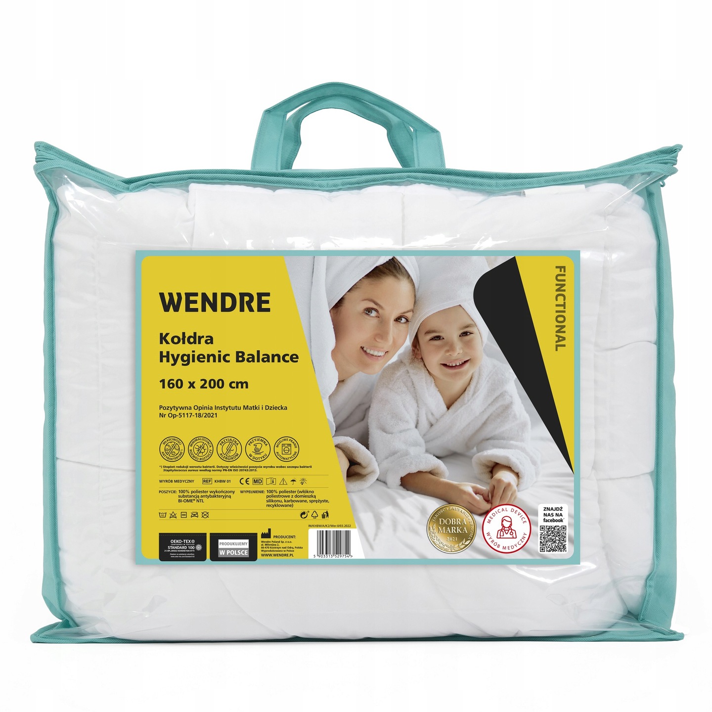 

Kołdra Całoroczna Antyalergiczna 160x200 Balance