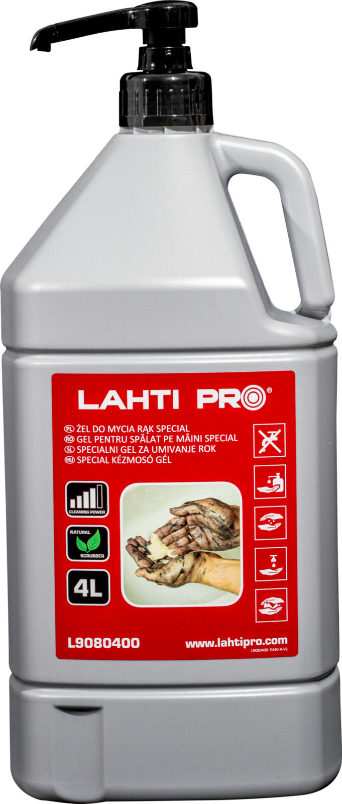 Gel Na Mytí Rukou Hand Cleaner Special P401, 4L, Lahti