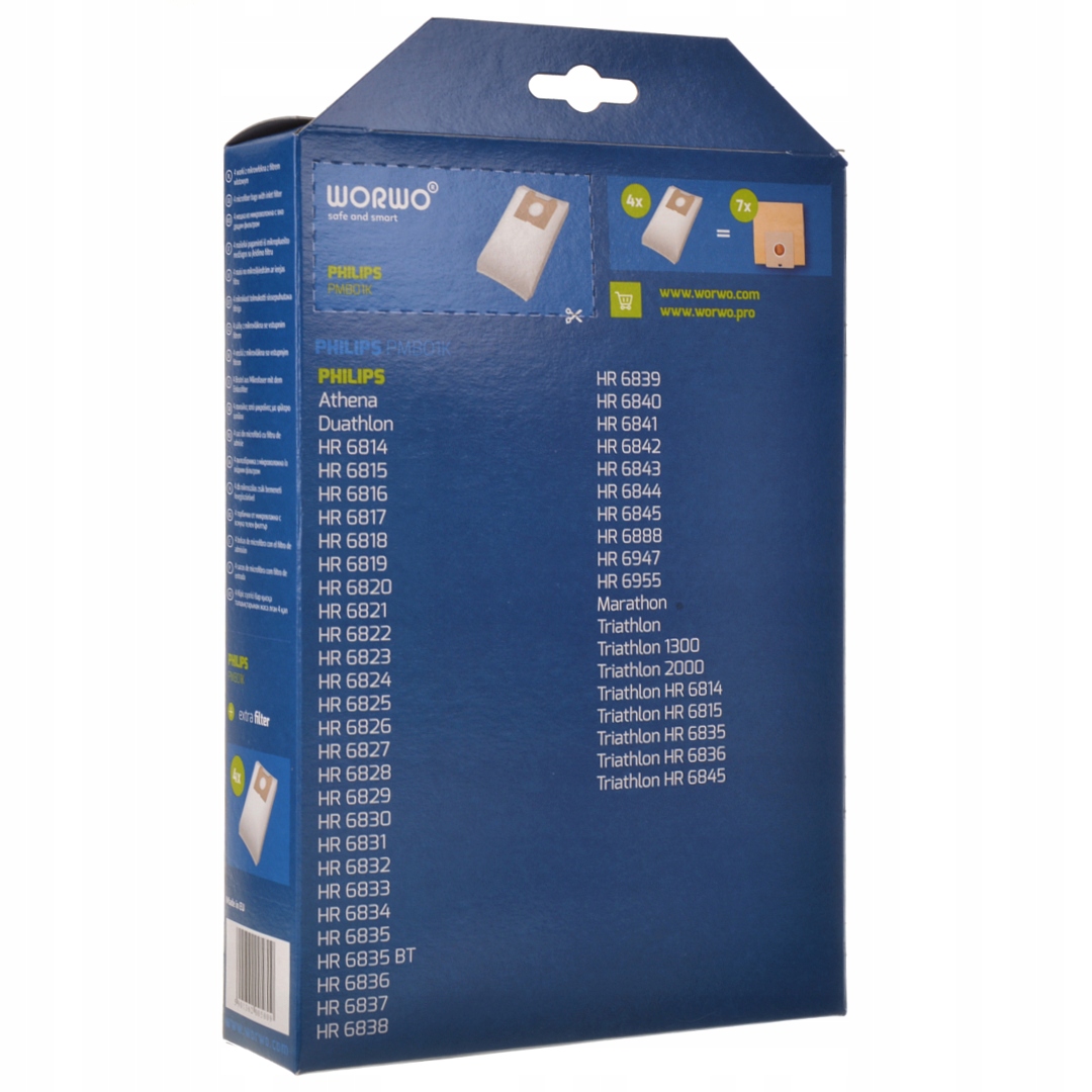 Worki odkurzacza Philips Athena Triathlon 1400 200 Rodzaj zamiennik