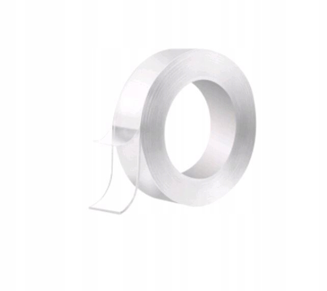 

Dwustronna Taśma Nano Wielokrotnego Użytku Moc. 3m