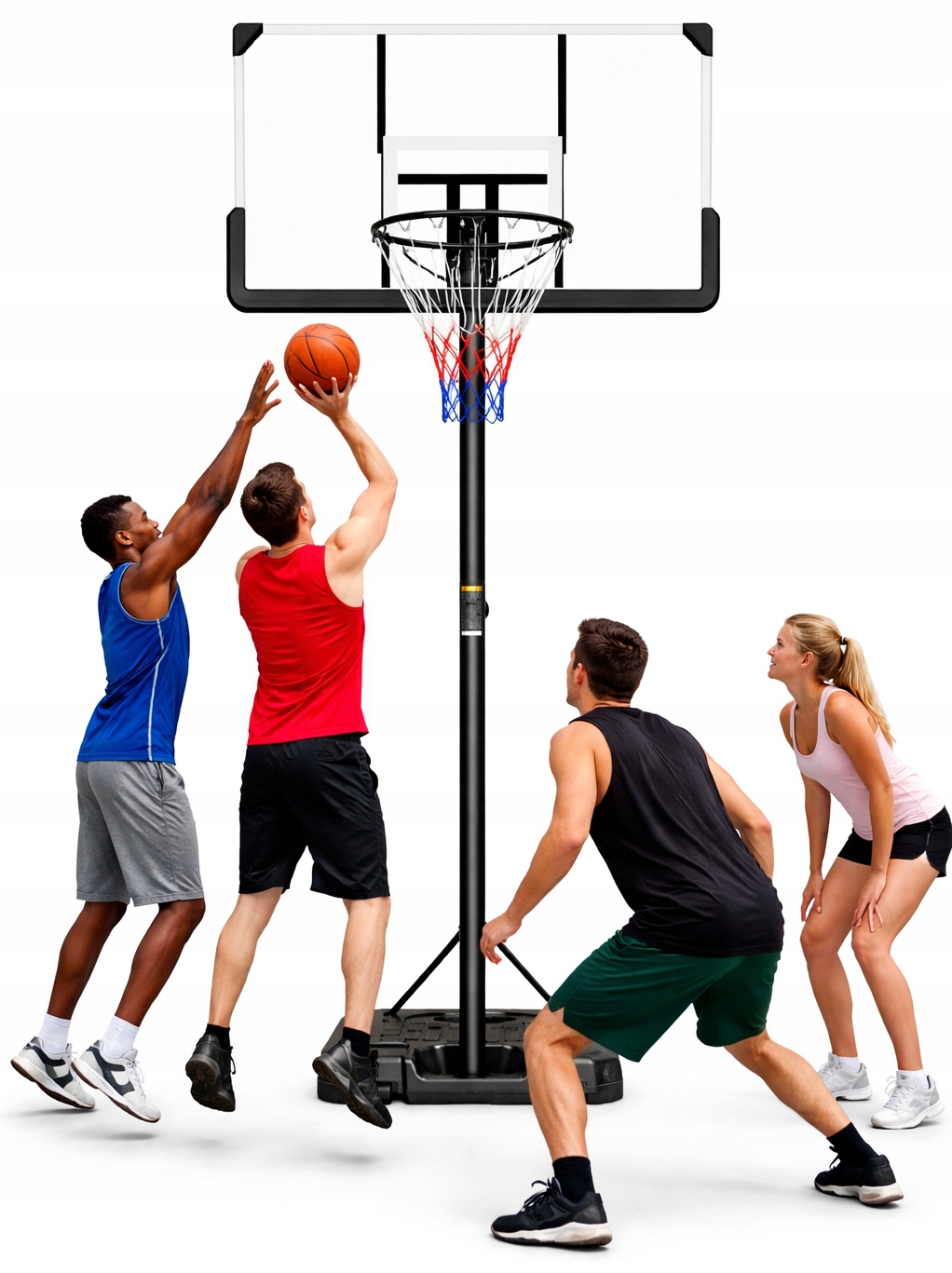 Kosz Do Koszykówki Zestaw Regulowany Kosz 260 002C