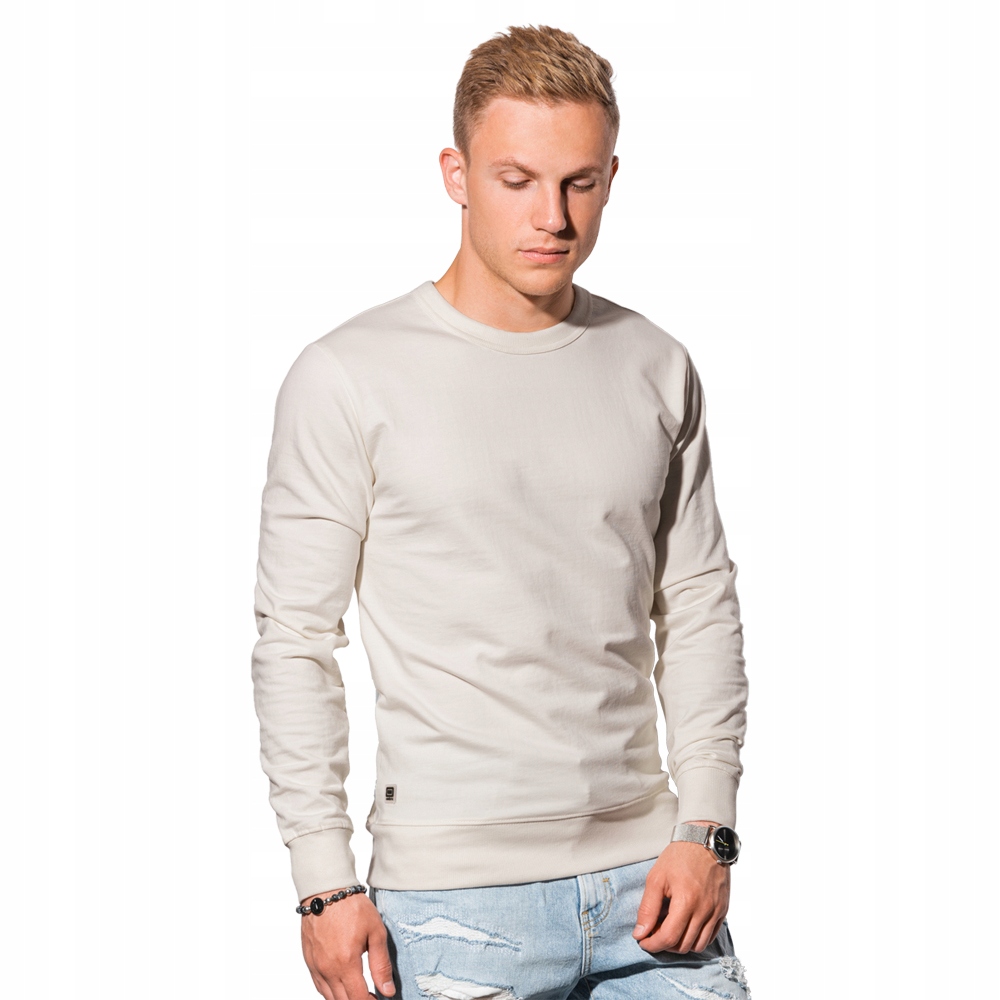 

Bluza męska bez kaptura B1153 kremowa M