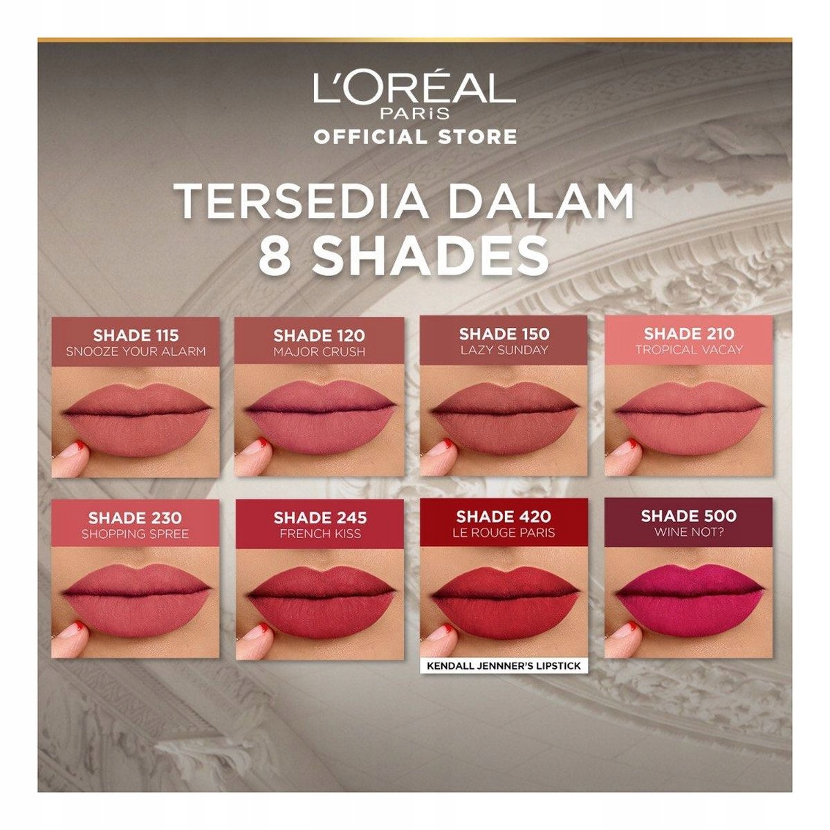 L'Oreal Paris matowa pomadka do ust 5ml Worth It Medium (635) Klasa wyrobu medycznego I