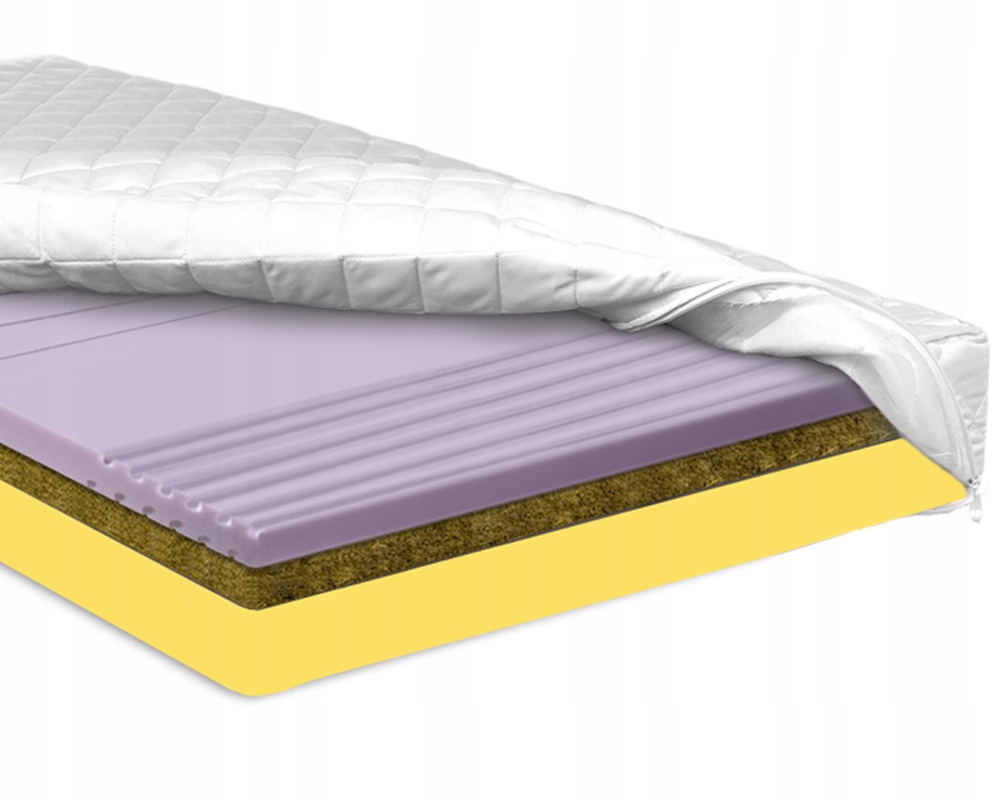 Matrac 130x190 pena Hr 7 zón morská tráva