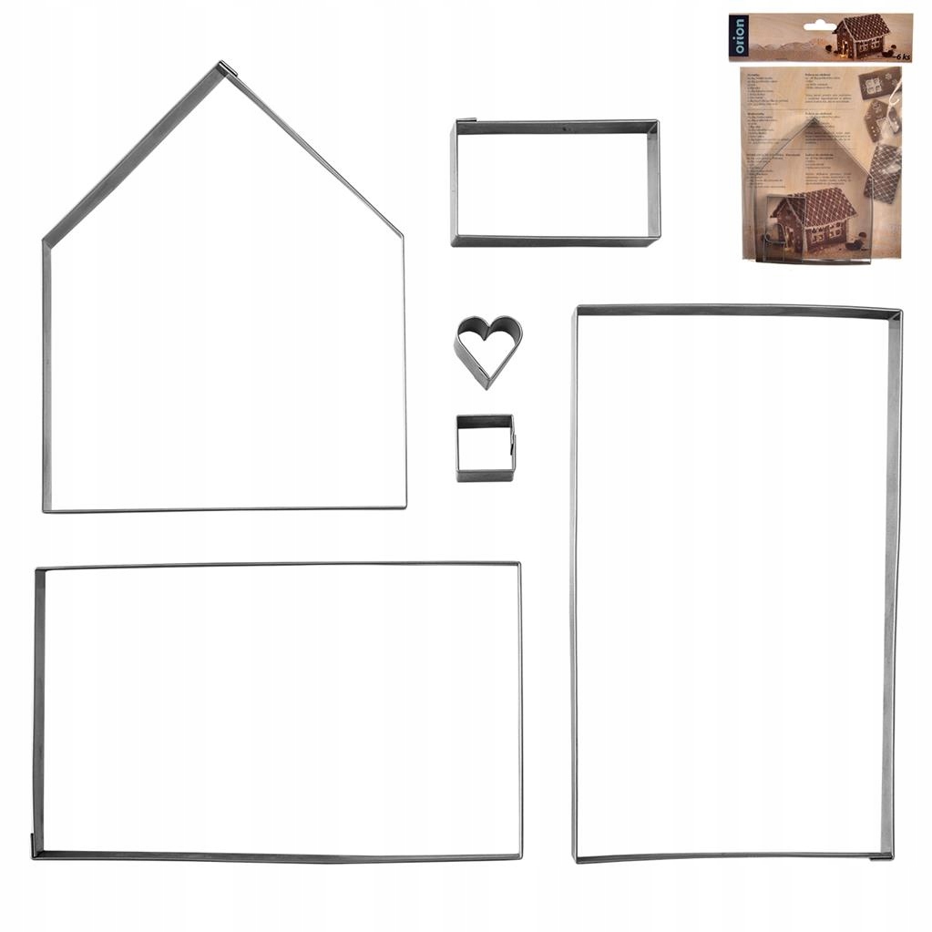 

Foremki do upieczenia domku chatki z piernika 3D