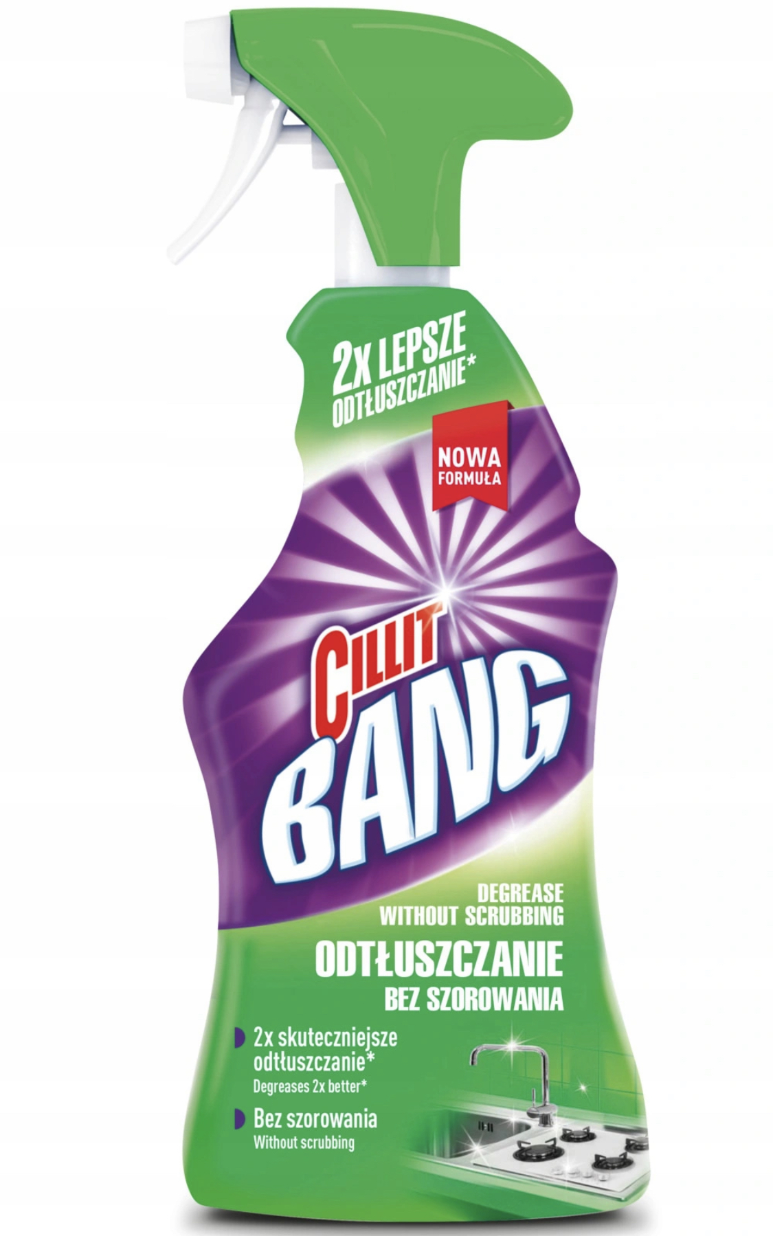 

Cillit Bank Turbo Tłuszcz i Smugi 750 ml Spray