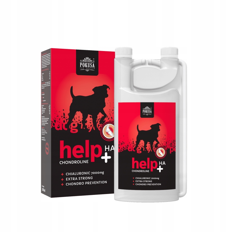 Levně Pokusa Chondroline Help+ 1000 ML V Tekutině Na Klouby Pro Psa Při Zraněních