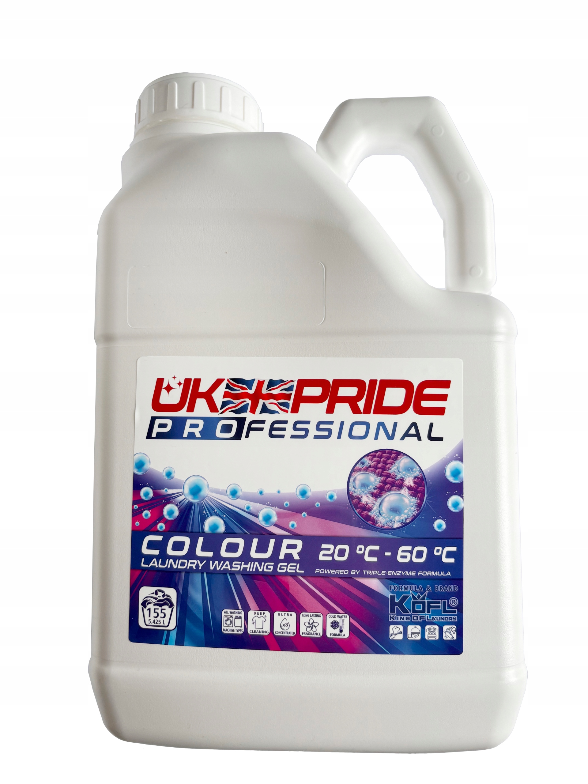 Levně Kofl Colour K0LOR Gel Na Praní Barev 5.425L Pýcha Anglie Pride Je Zpět!