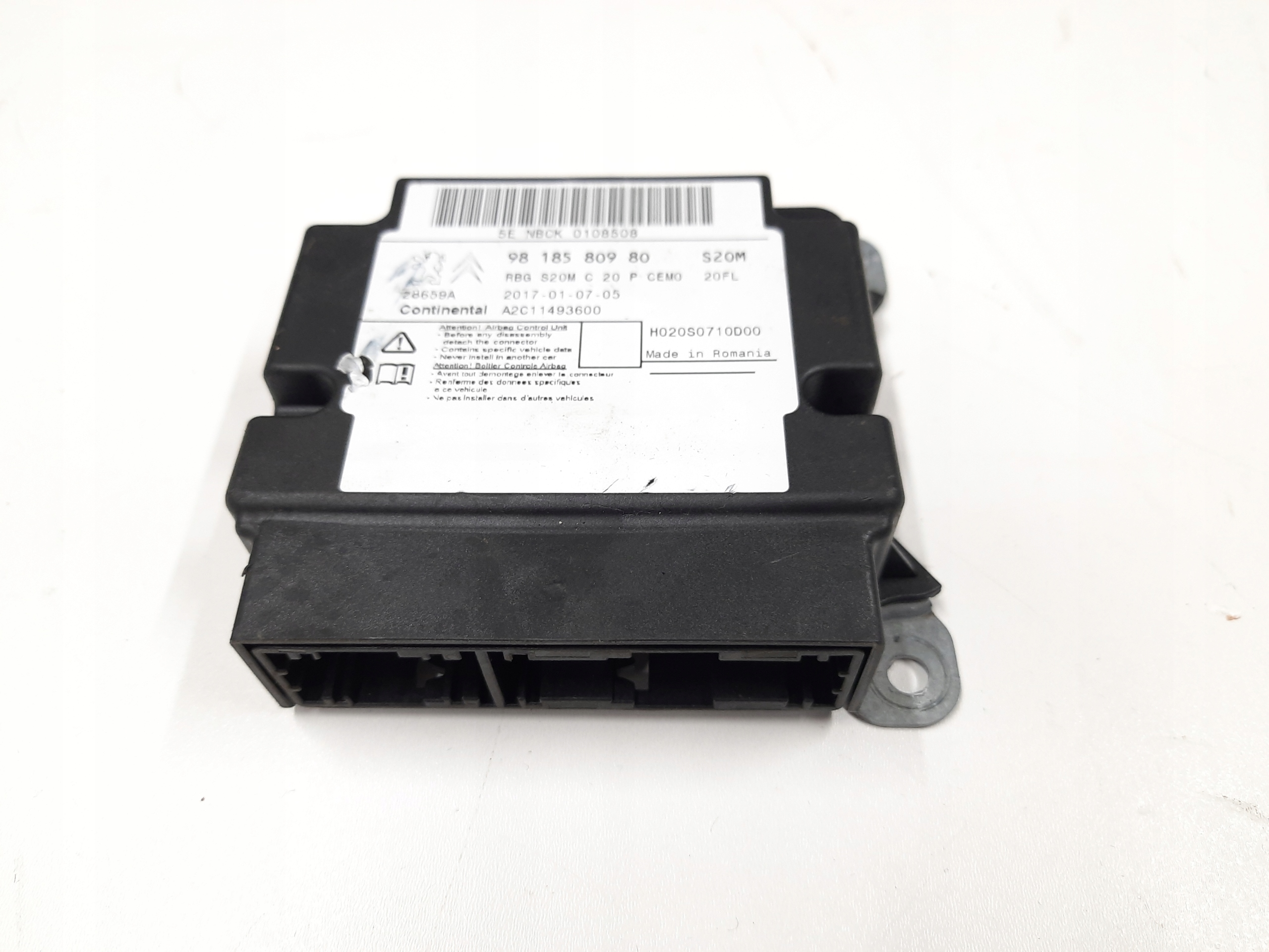 CITROEN PEUGEOT DS MODUŁ SENSOR AIRBAG PODUSZEK