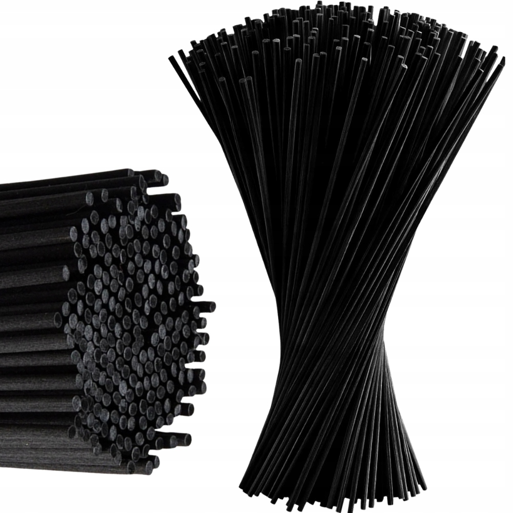 Syntetické Tyčinky Do Vonných Difuzérů Černé 25 cm x 2 mm 1000 ks 1,3 g