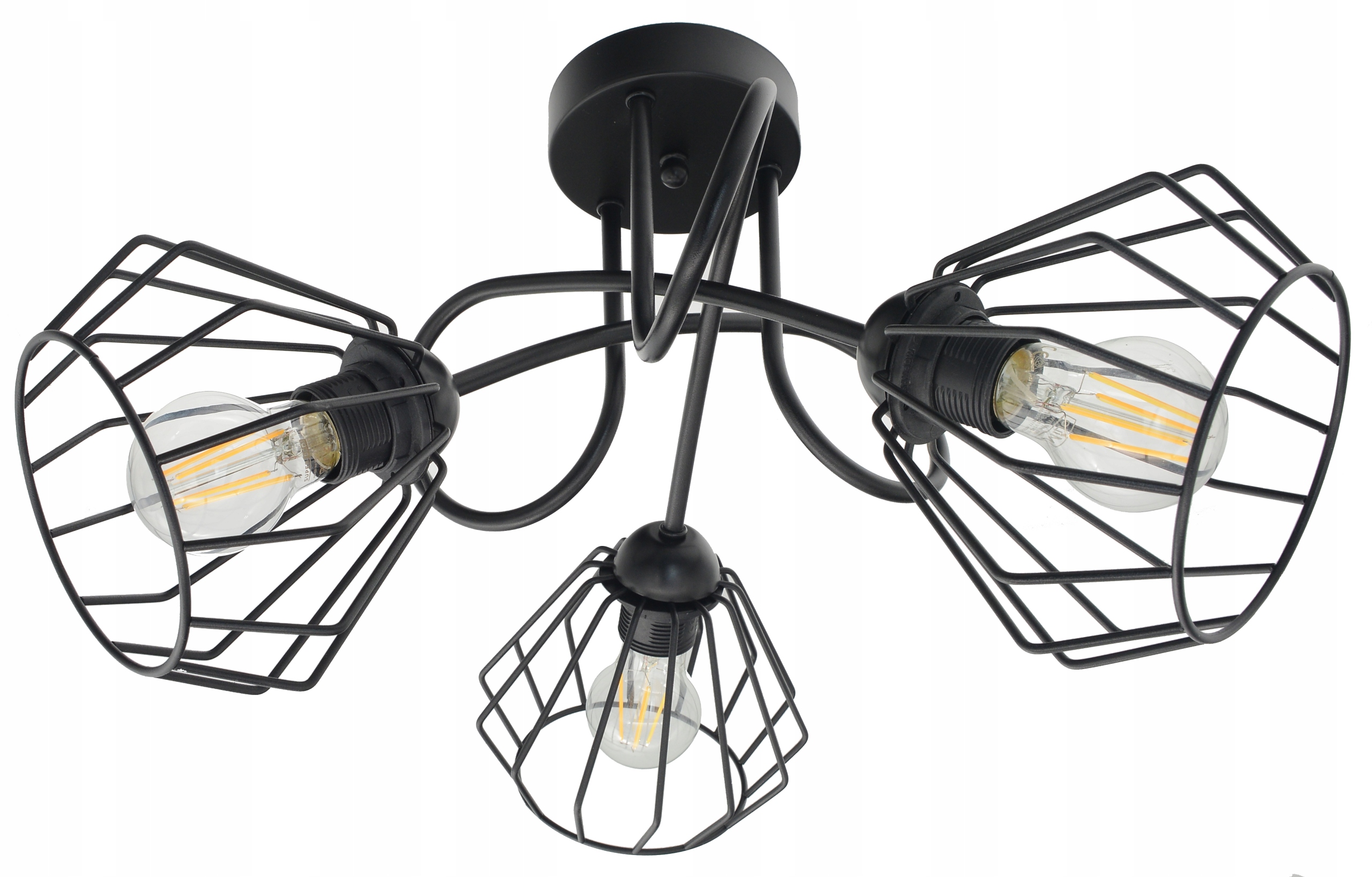 Lampa Kuchenna Nad Stół Do Salonu Pokoju Sufitowa Wisząca Led Loft Edison