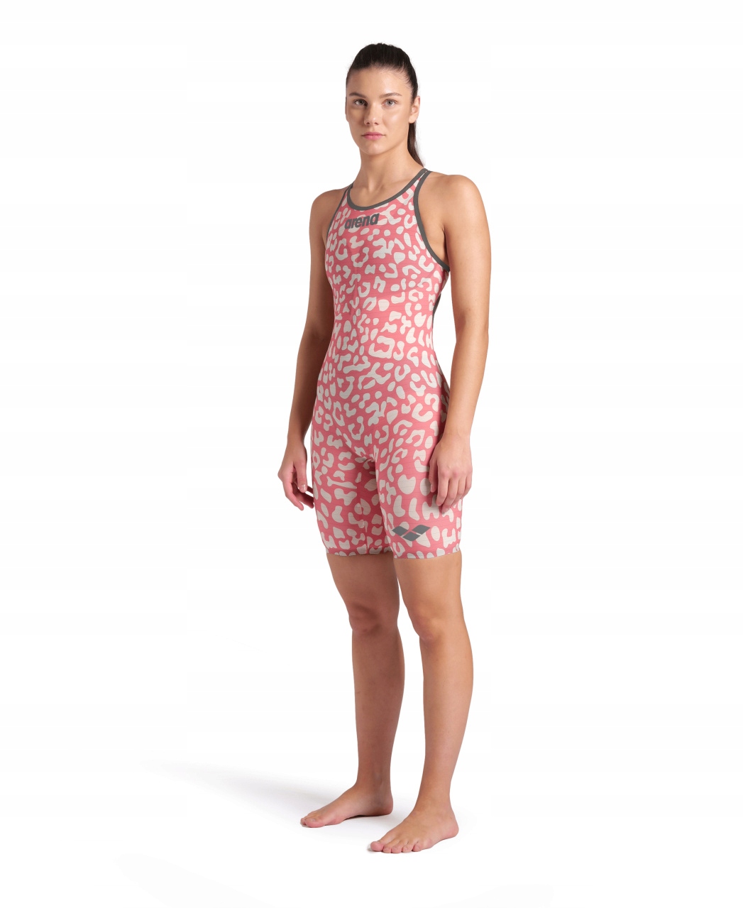 Startovací oblek Arena Carbon AIR2 Le Ob Leopard Leopard Skin Geranium 36