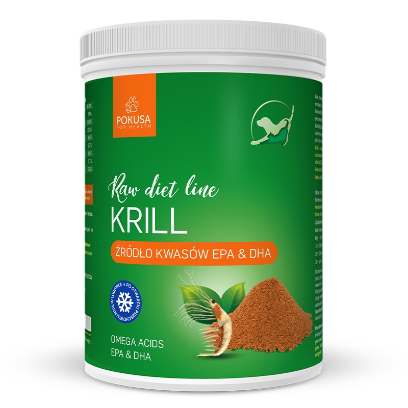 Pokusa Krill 700g RawDietLine Kryl dla psa i kota
