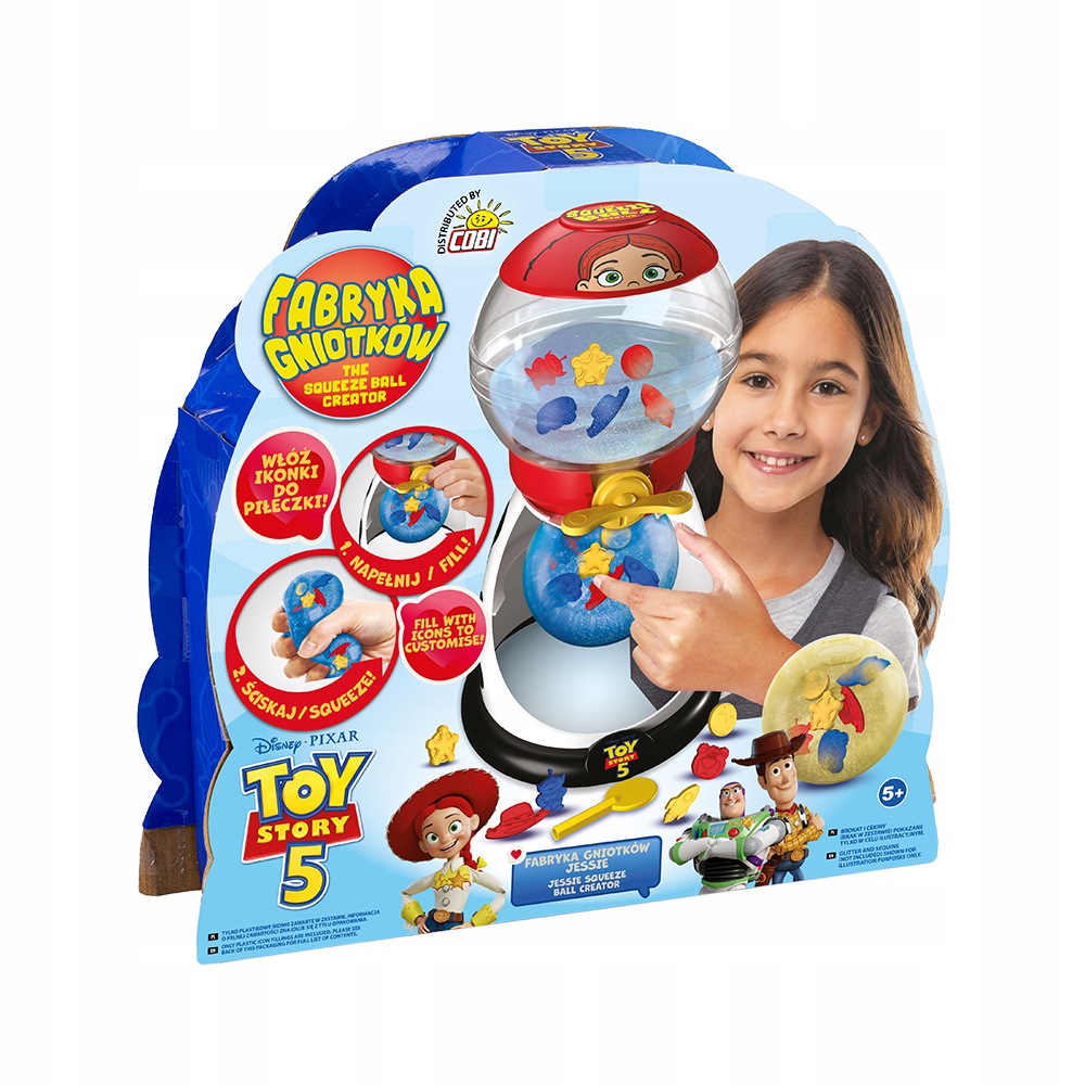 Fabryka Gniotków Squeez Ball Toy Story 5 Gniotki Antystresowe Zestaw