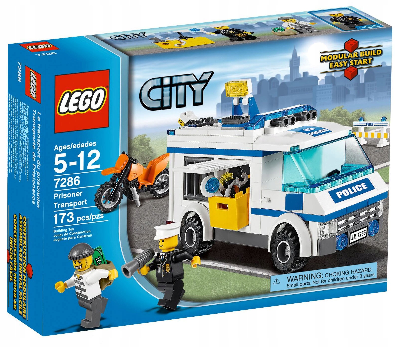 Lego City 7286 Prisoner Transport, policejní konvoj