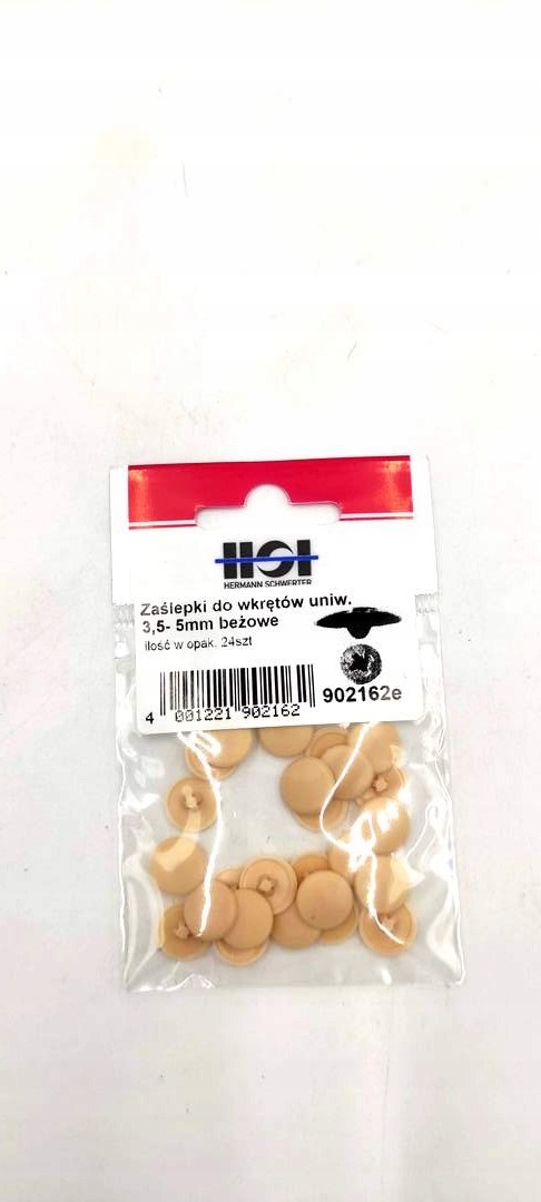 

Zaślepki do wkrętów uniwersalnych beżowe 3,5-5mm o