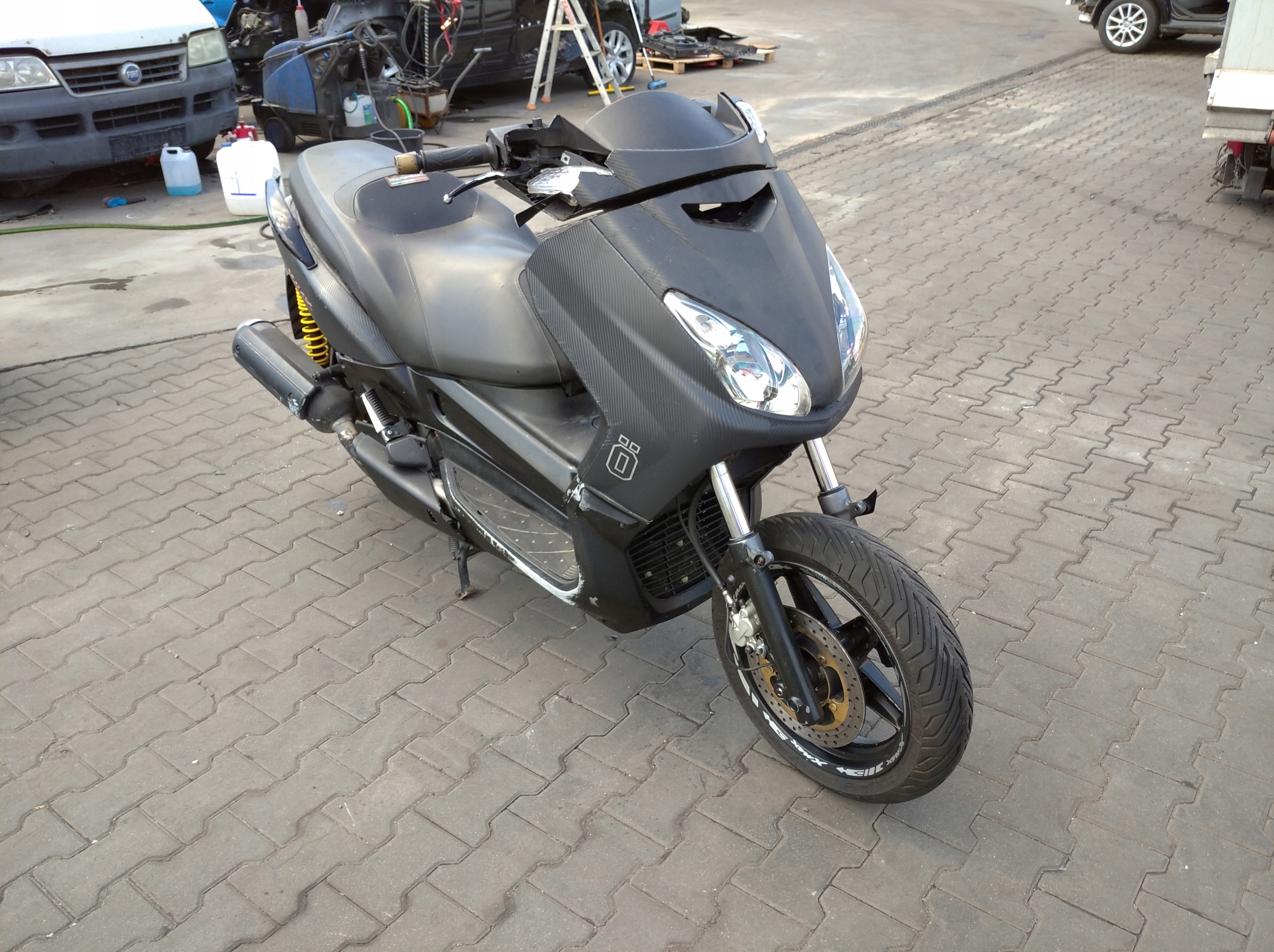 YAMAHA X-MAX XMAX 125 SILNIK KOMPLET CZĘŚCI