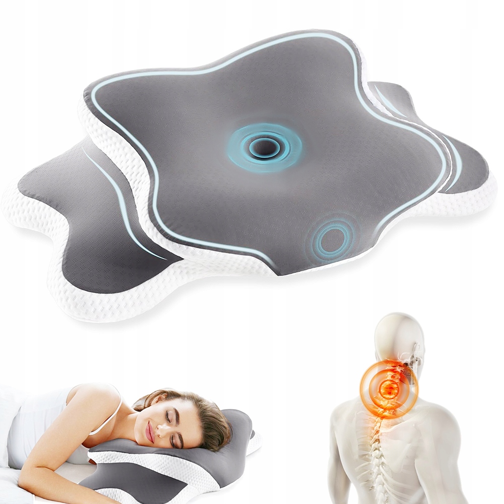 Ortopedický Polštář Ergonomická Podložka S Paměťovou Pěnou A Potahem