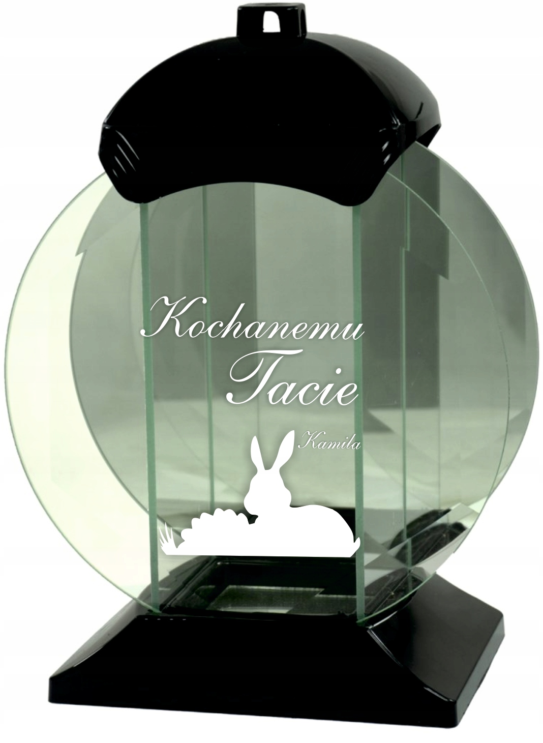 Hřbitovní Svíčka Skleněná rytina Milovanému Tatínkovi