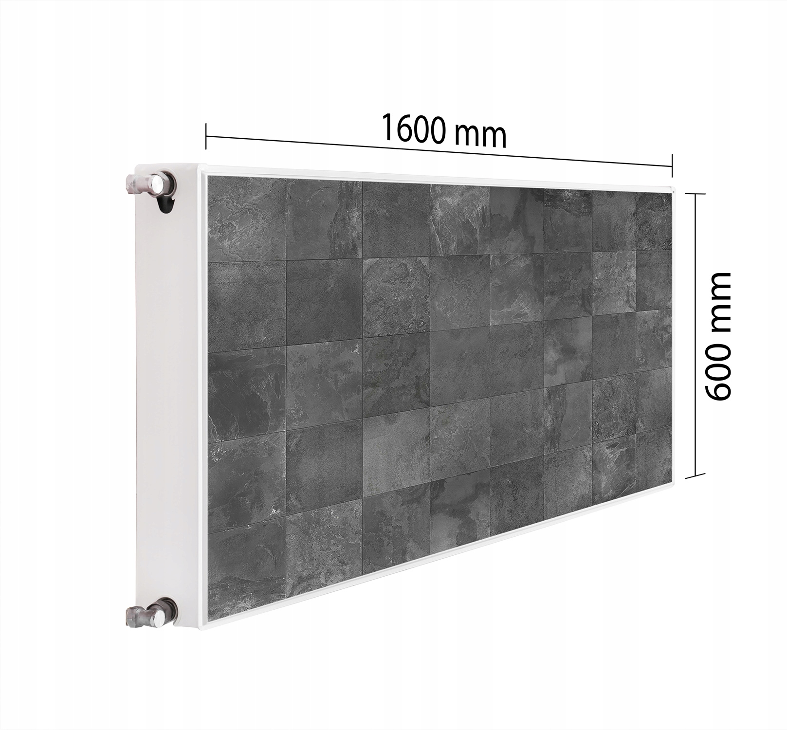 Magnetická Krytka Na Radiátor 160x60 Šedá Mata Magnet