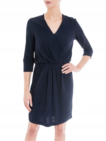 Tommy Hilfiger Šaty S Odhaleným Výstřihem V Tmavě Modré Barvě XL Jxk