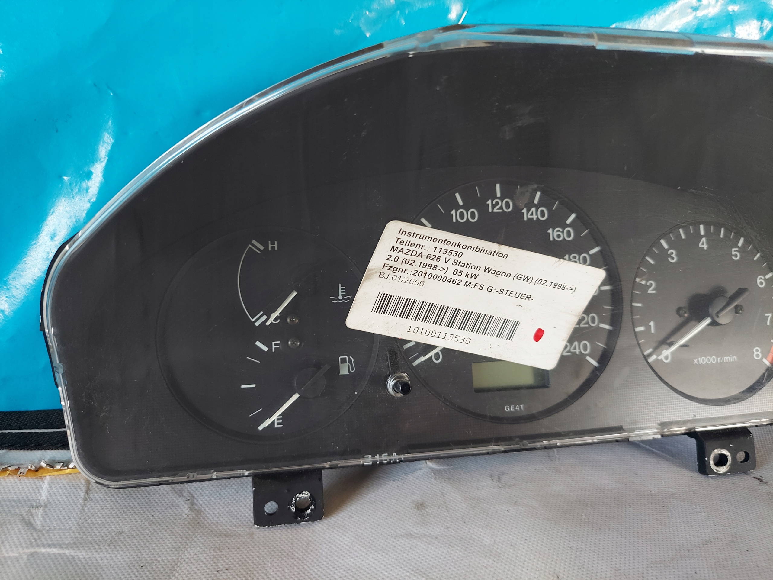 dials clock MAZDA 626 GW 2.0 B GE6WE