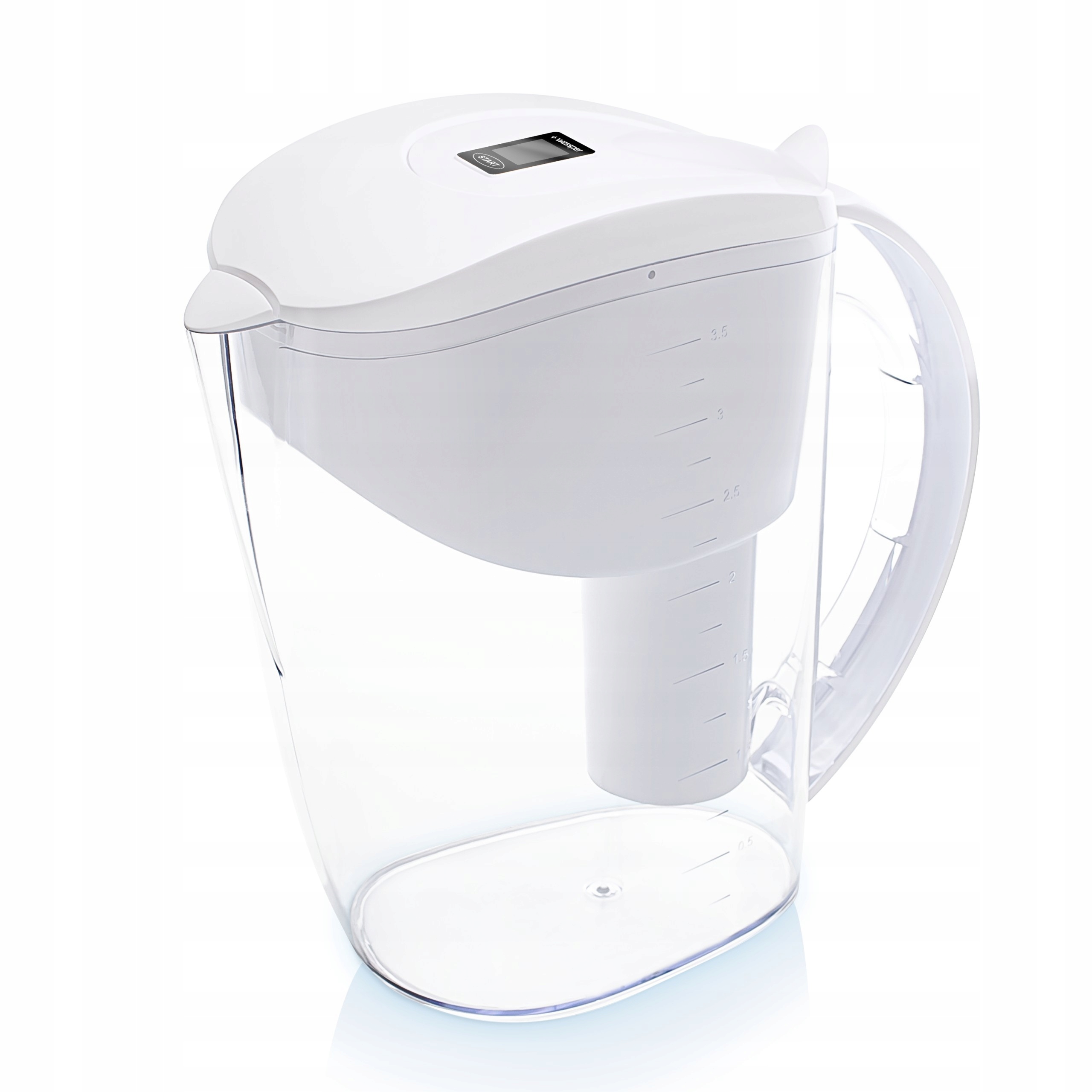

Dzbanek na wodę 3,5L AquaClassic Biały Wessper