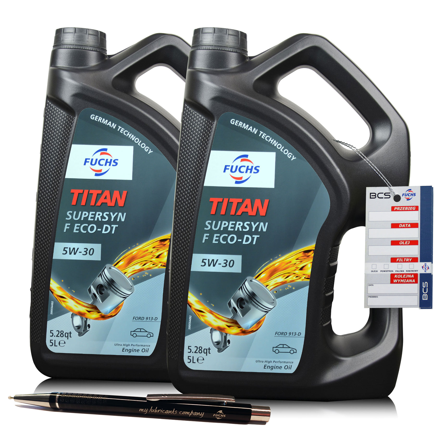 10 Litrów Fuchs Titan Supersyn F Eco-dt 5W30 Olej Silnikowy 10L